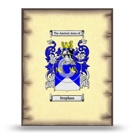 Stephan Coat of Arms Print