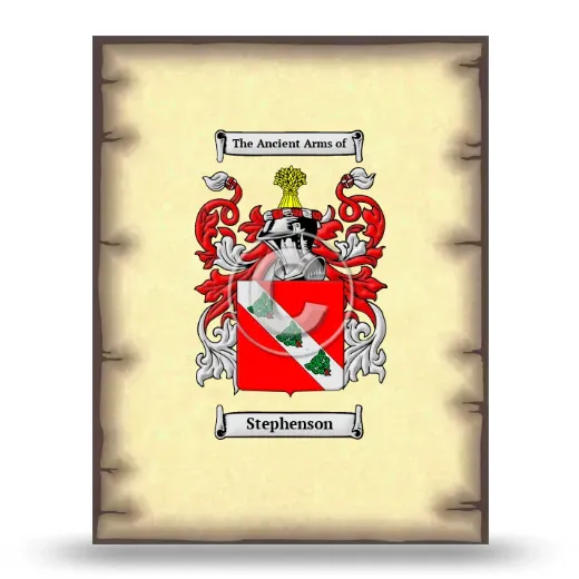 Stephenson Coat of Arms Print