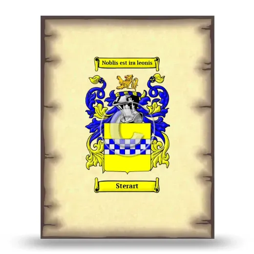 Sterart Coat of Arms Print