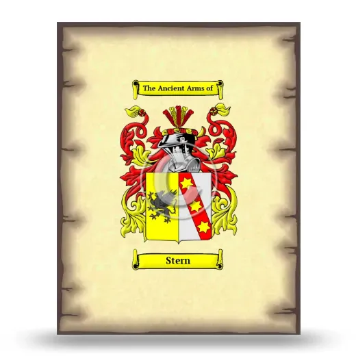 Stern Coat of Arms Print