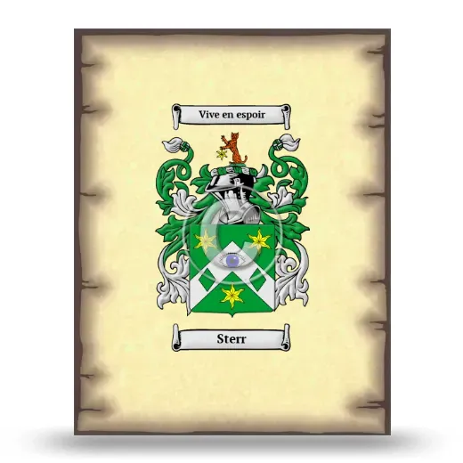 Sterr Coat of Arms Print
