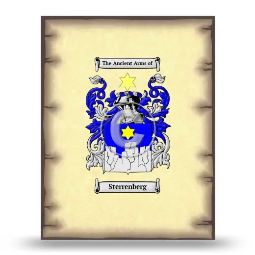 Sterrenberg Coat of Arms Print