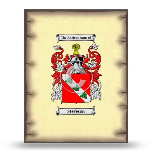 Steveson Coat of Arms Print