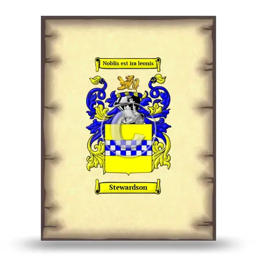 Stewardson Coat of Arms Print