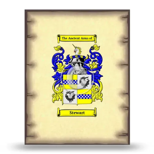 Stewart Coat of Arms Print