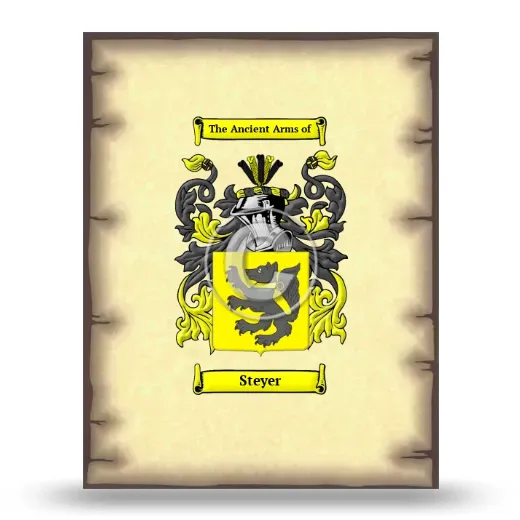 Steyer Coat of Arms Print