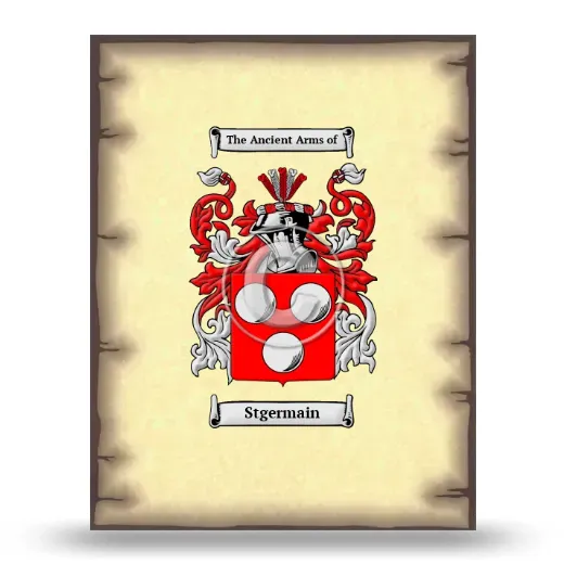 Stgermain Coat of Arms Print