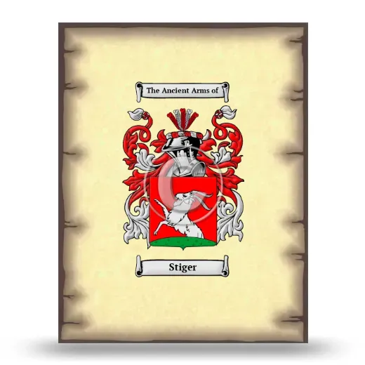 Stiger Coat of Arms Print