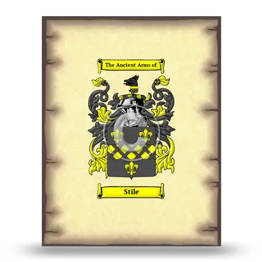 Stile Coat of Arms Print