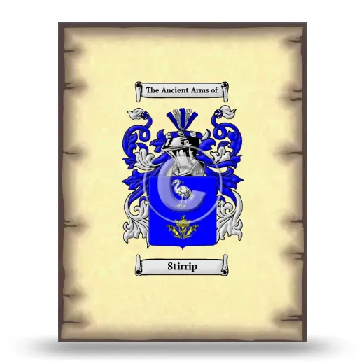 Stirrip Coat of Arms Print