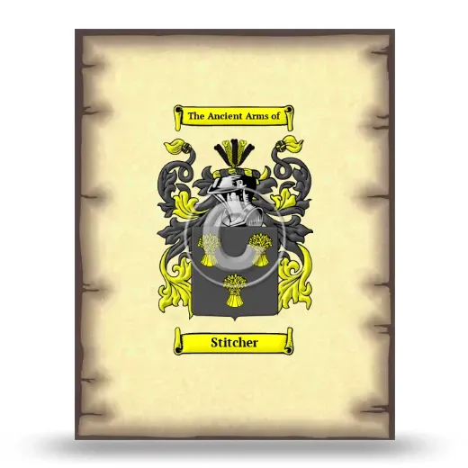 Stitcher Coat of Arms Print