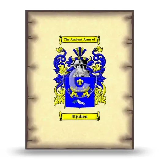 Stjulien Coat of Arms Print
