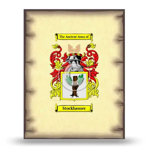 Stockhauser Coat of Arms Print