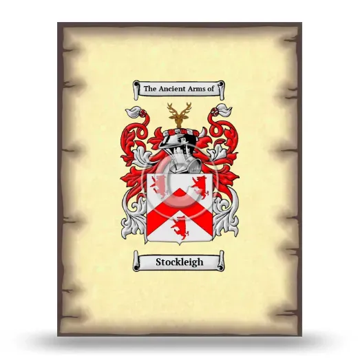 Stockleigh Coat of Arms Print