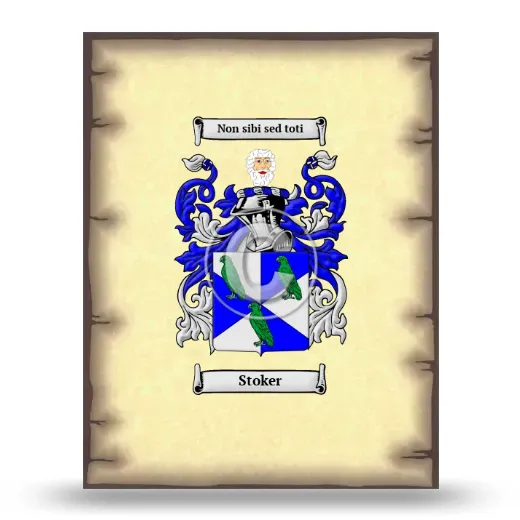 Stoker Coat of Arms Print
