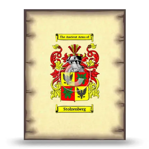 Stolzenberg Coat of Arms Print