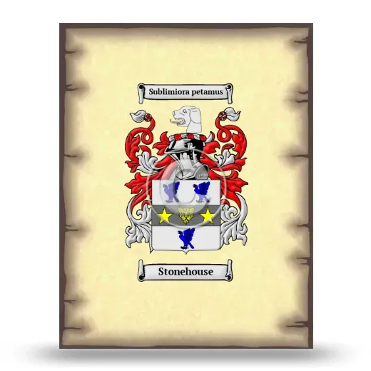 Stonehouse Coat of Arms Print