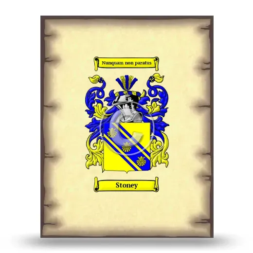 Stoney Coat of Arms Print