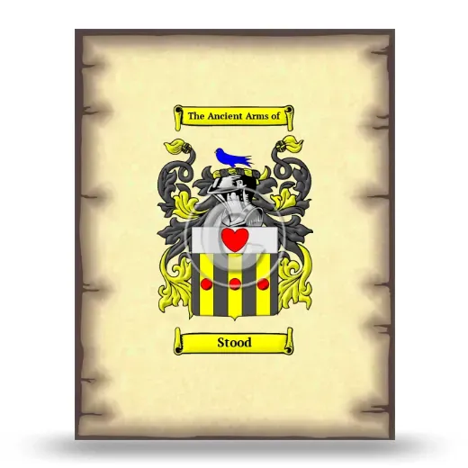 Stood Coat of Arms Print