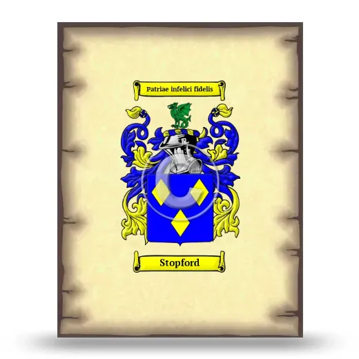 Stopford Coat of Arms Print