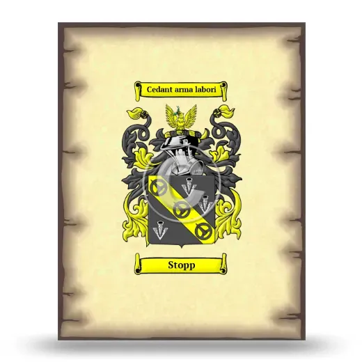 Stopp Coat of Arms Print