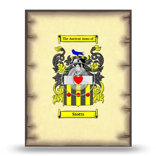 Stotts Coat of Arms Print