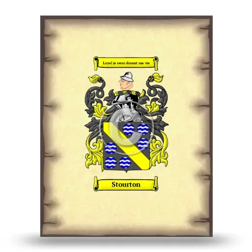 Stourton Coat of Arms Print