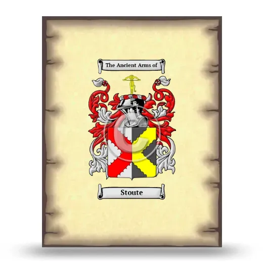 Stoute Coat of Arms Print