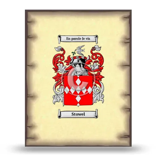 Stowel Coat of Arms Print