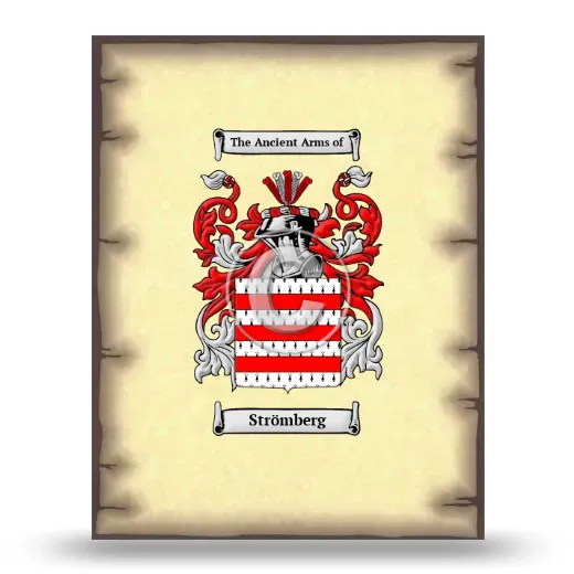 Strömberg Coat of Arms Print