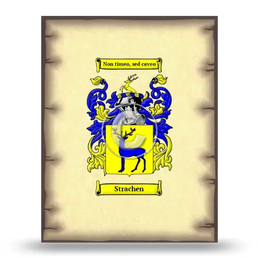 Strachen Coat of Arms Print
