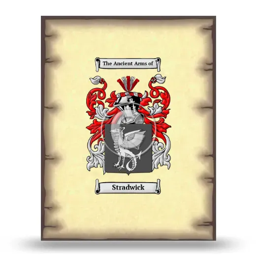 Stradwick Coat of Arms Print