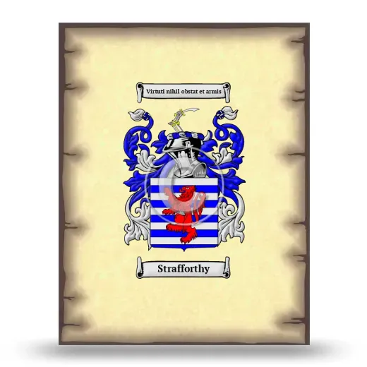 Strafforthy Coat of Arms Print