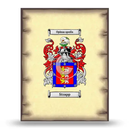 Strapp Coat of Arms Print