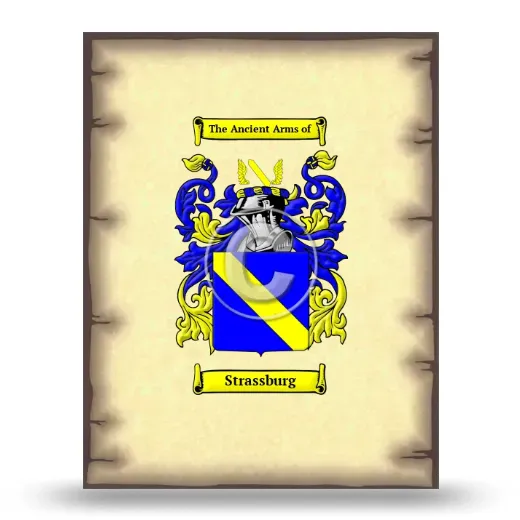 Strassburg Coat of Arms Print