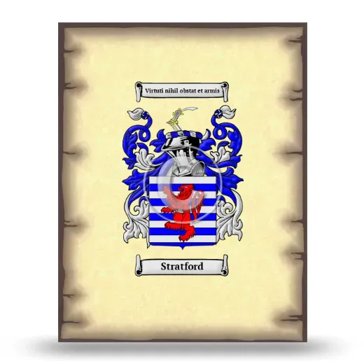 Stratford Coat of Arms Print
