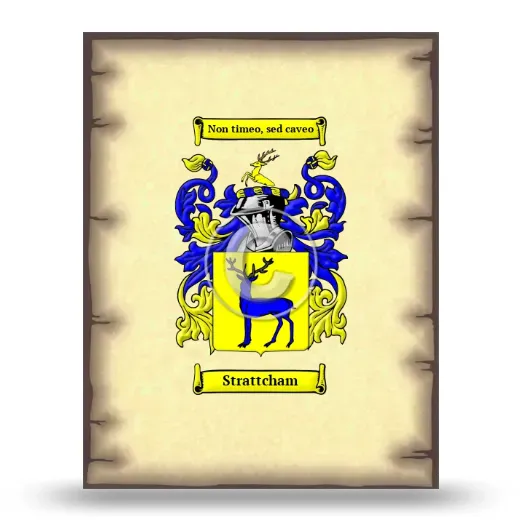 Strattcham Coat of Arms Print