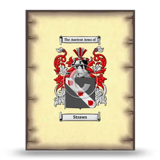 Straws Coat of Arms Print