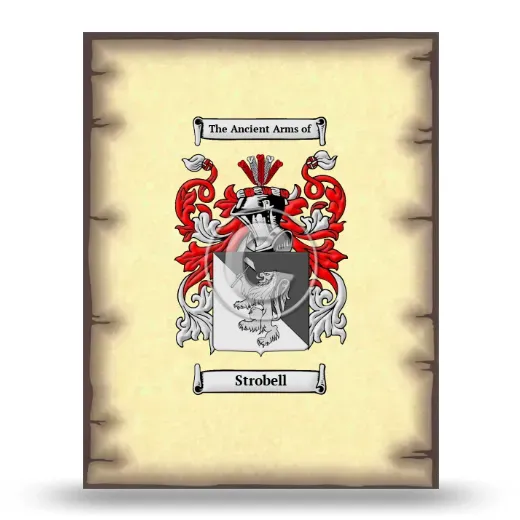 Strobell Coat of Arms Print