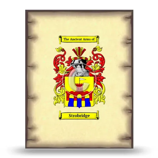 Strobridge Coat of Arms Print