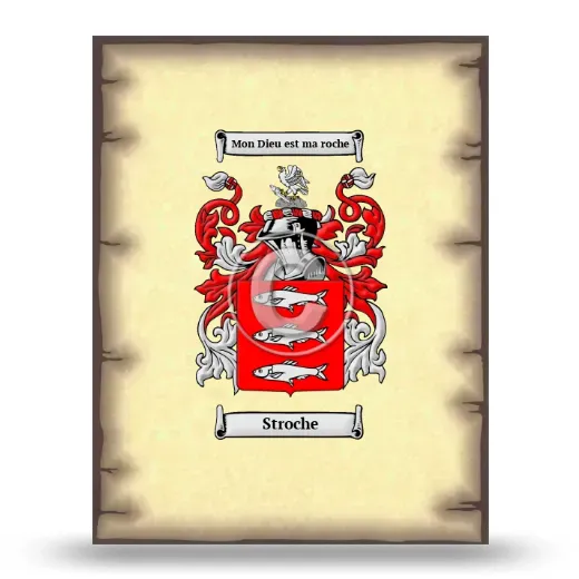 Stroche Coat of Arms Print