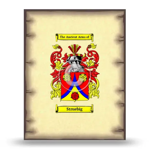 Struebig Coat of Arms Print