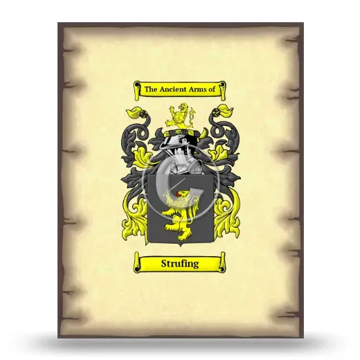 Strufing Coat of Arms Print