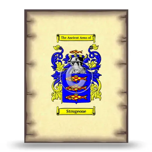Strugeone Coat of Arms Print