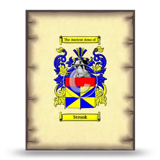 Strunk Coat of Arms Print
