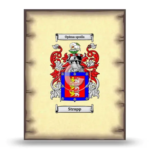 Strupp Coat of Arms Print