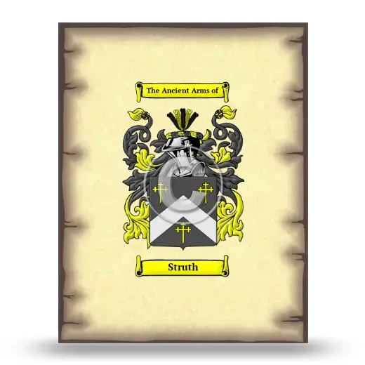 Struth Coat of Arms Print