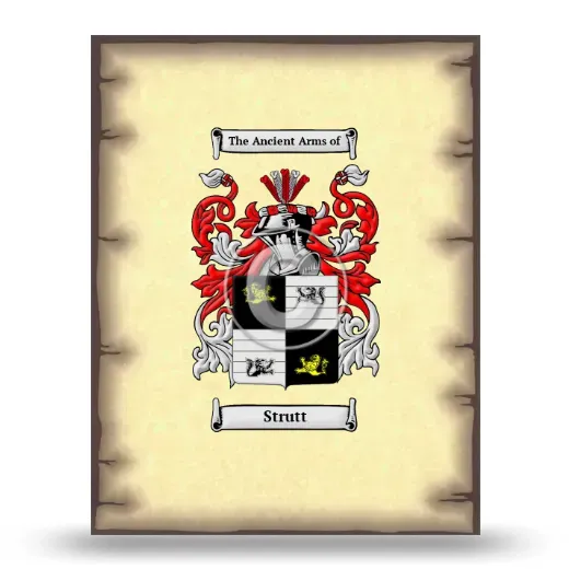 Strutt Coat of Arms Print
