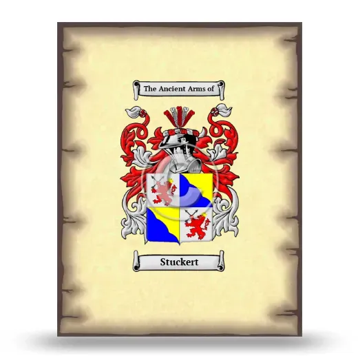 Stuckert Coat of Arms Print