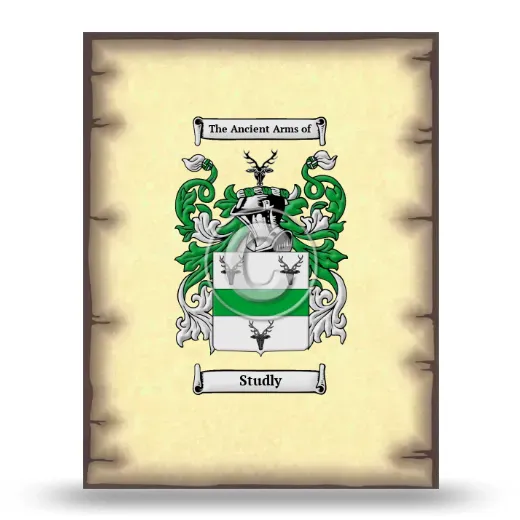 Studly Coat of Arms Print